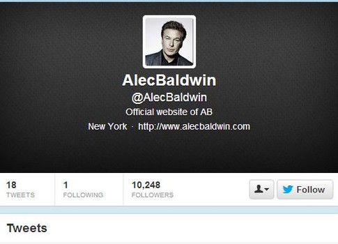 most hated stars on twitter in 2012: alec baldwin - national celebrity headlines 